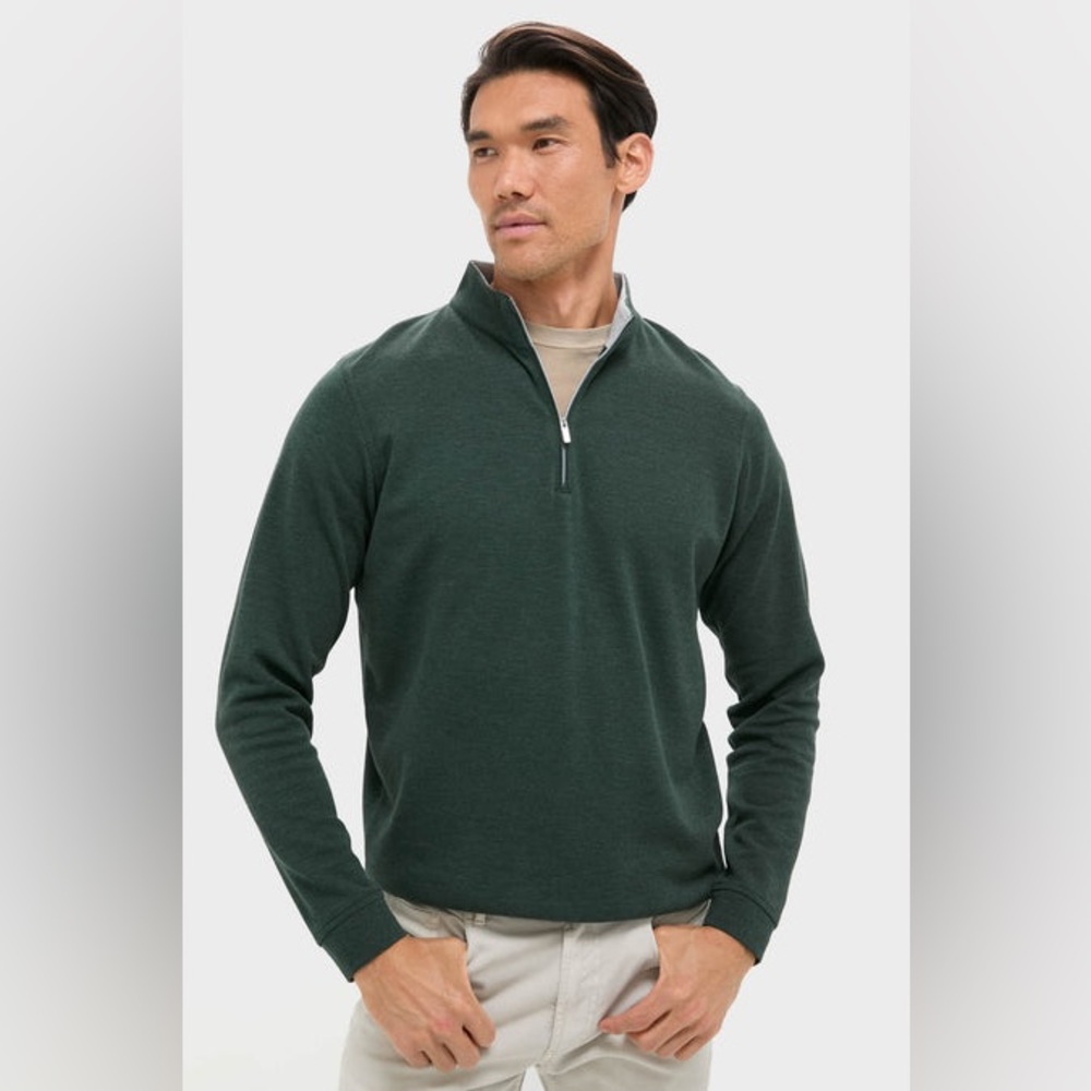 PETER MILLAR Deep Verdant Crown Comfort Pullover Green XL